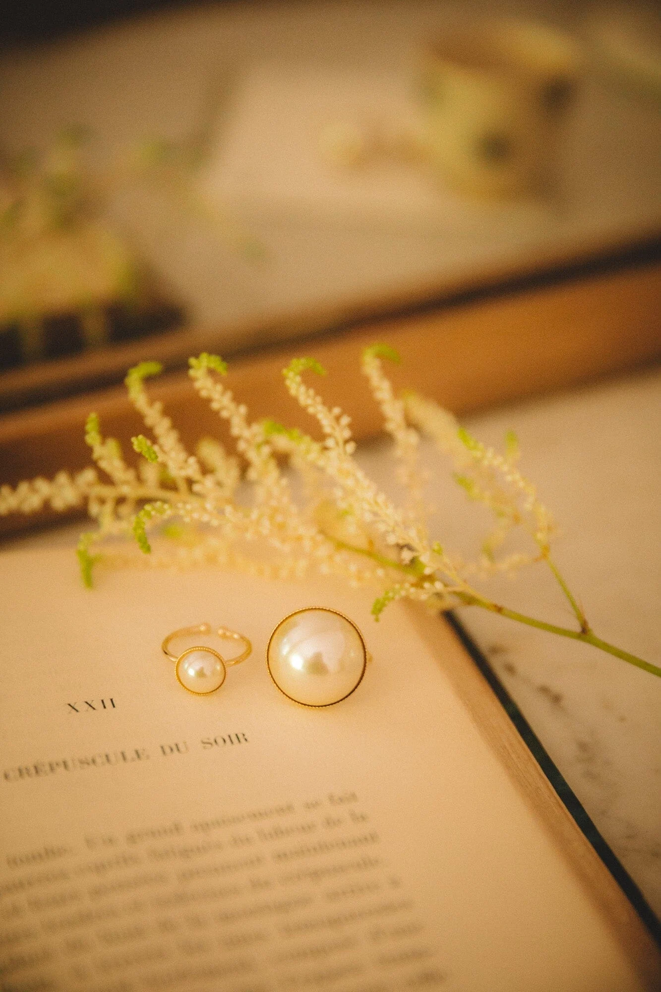 NÉLYA - Bague perle plaqué argent | Doré