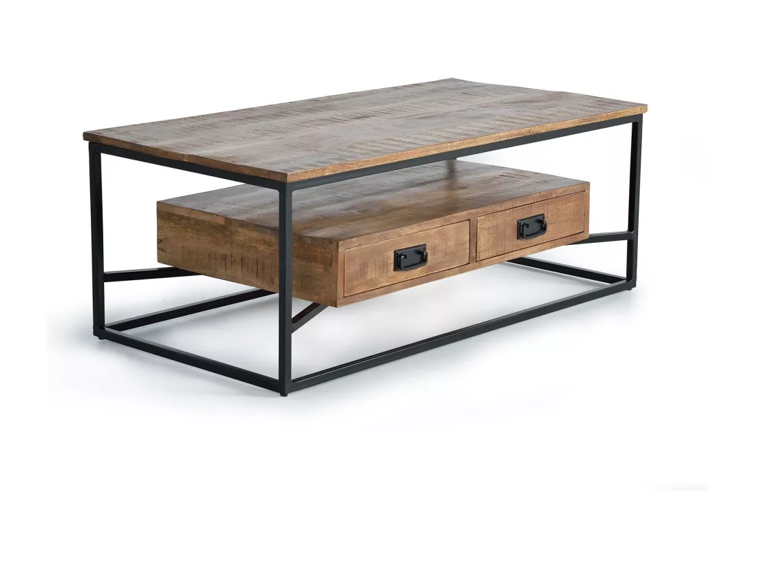 Table centrale MANGO Marrón.Giner y Colomer.45x60x120