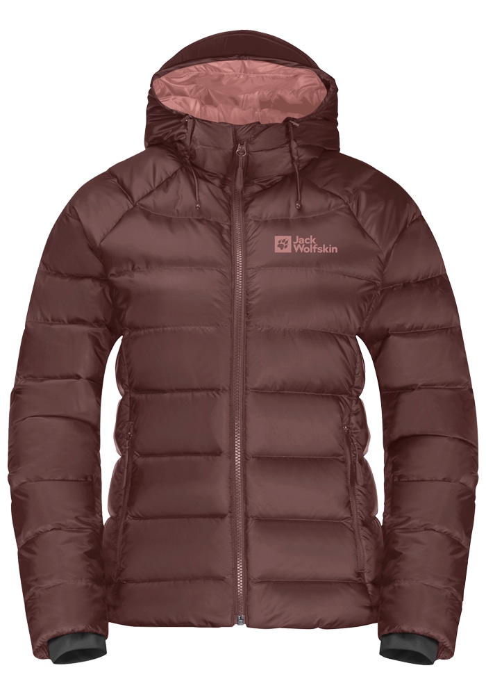 Jack Wolfskin Daunenjacke »NEBELHORN DOWN HOODY W« mit Kapuze