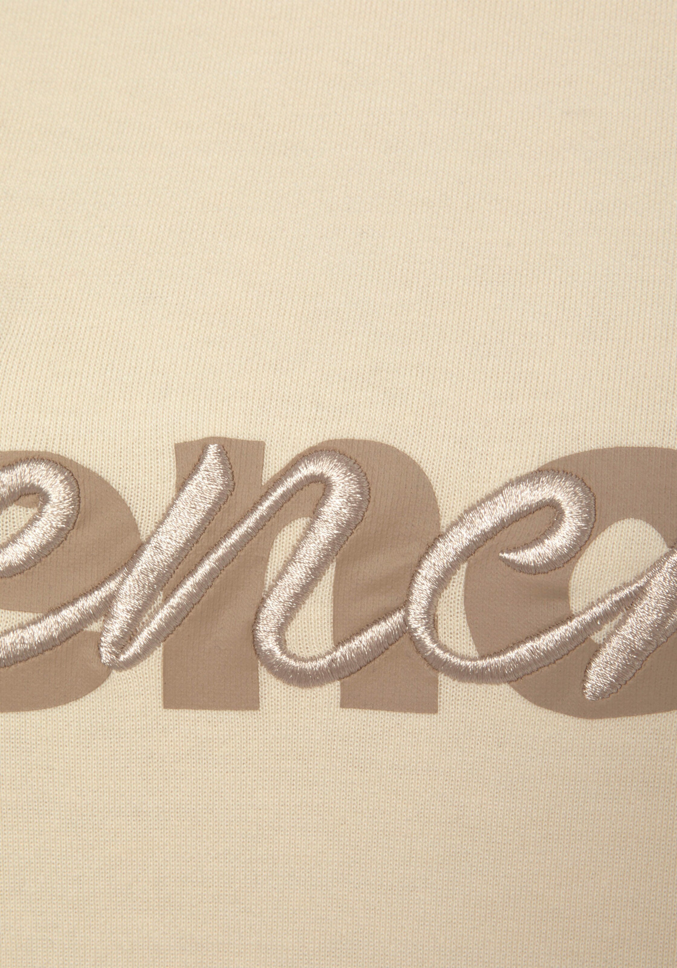 Kapuzensweatshirt in sand
