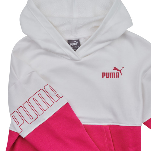 Puma - PUMA POWER COLORBLOCK - Blanc / Rose