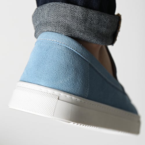 Mocassins Bleu Clair