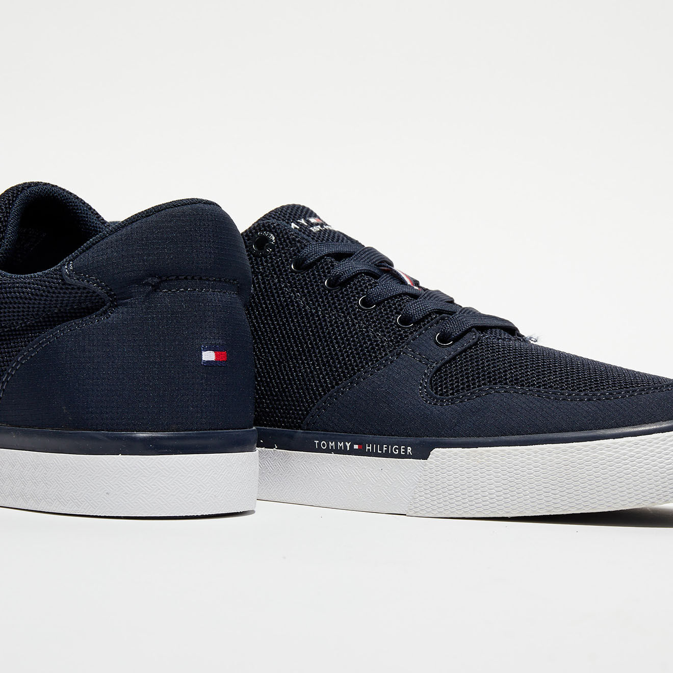 Tommy Hilfiger Baskets Core Mix Mesh Vulc bleu marine/bleu