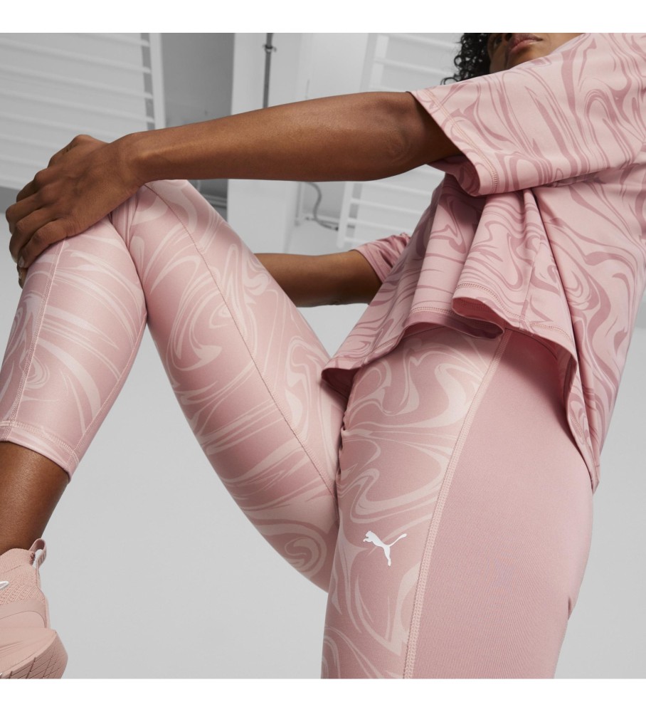 Calça legging Puma Favorite Printed 7/8 rosa