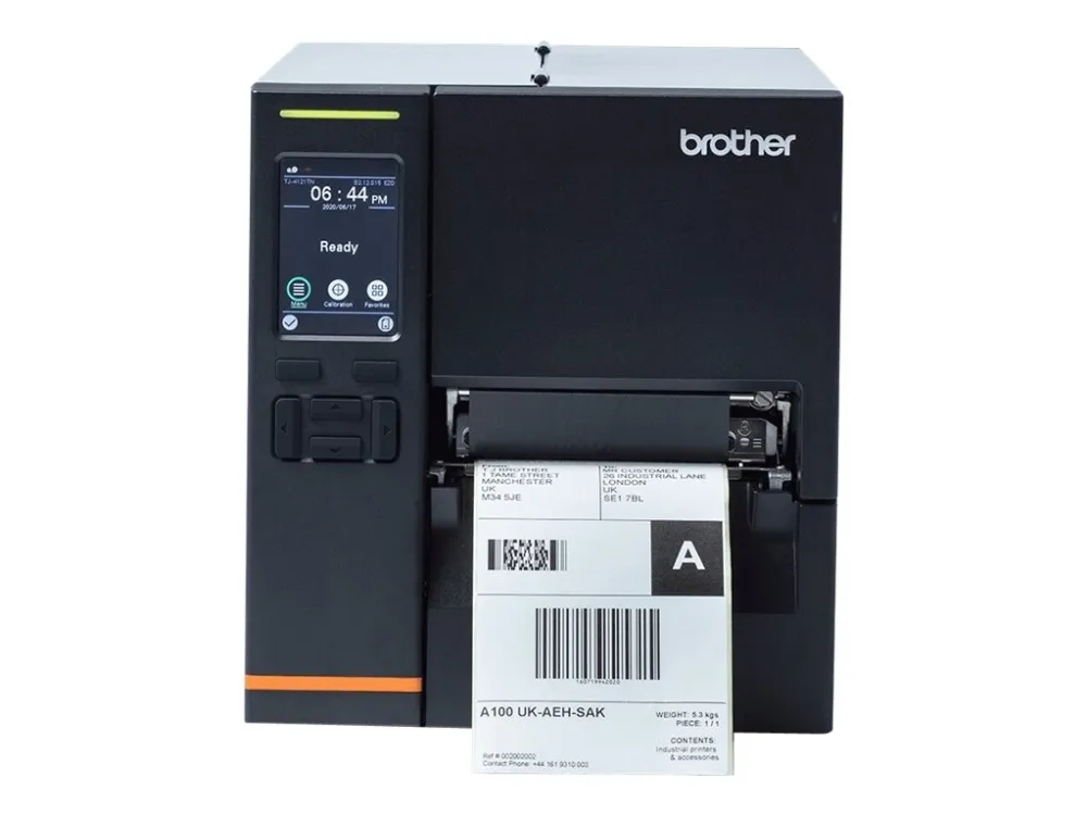 Brother Titan Industrial Printer TJ-4121TN - Etiketprinter - direkte termisk/termisk overførsel - Rulle (12 cm) - 300 dpi - op til 178 mm/sek. - LAN, seriel, USB vært, USB 2.0