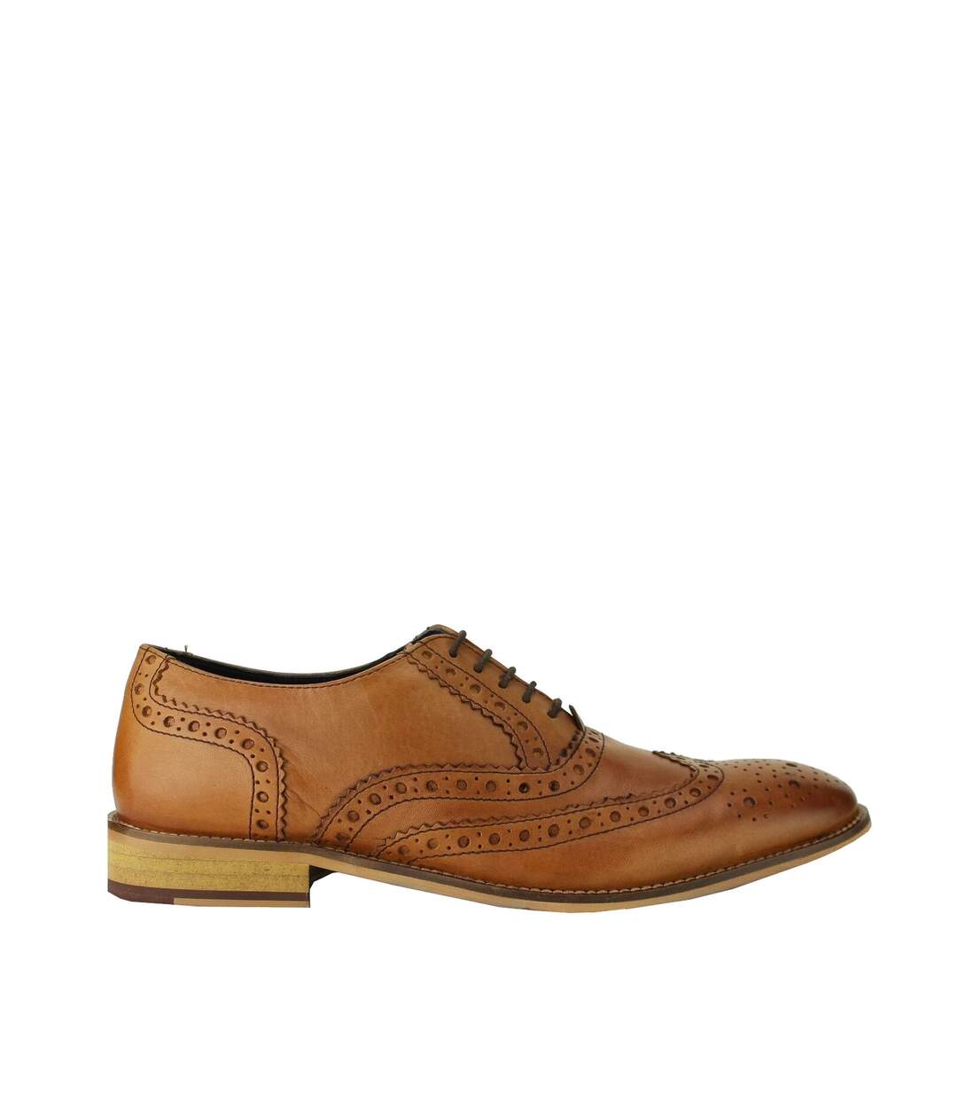 Roamers - Richelieu en cuir - Homme (Fauve) - UTDF1441