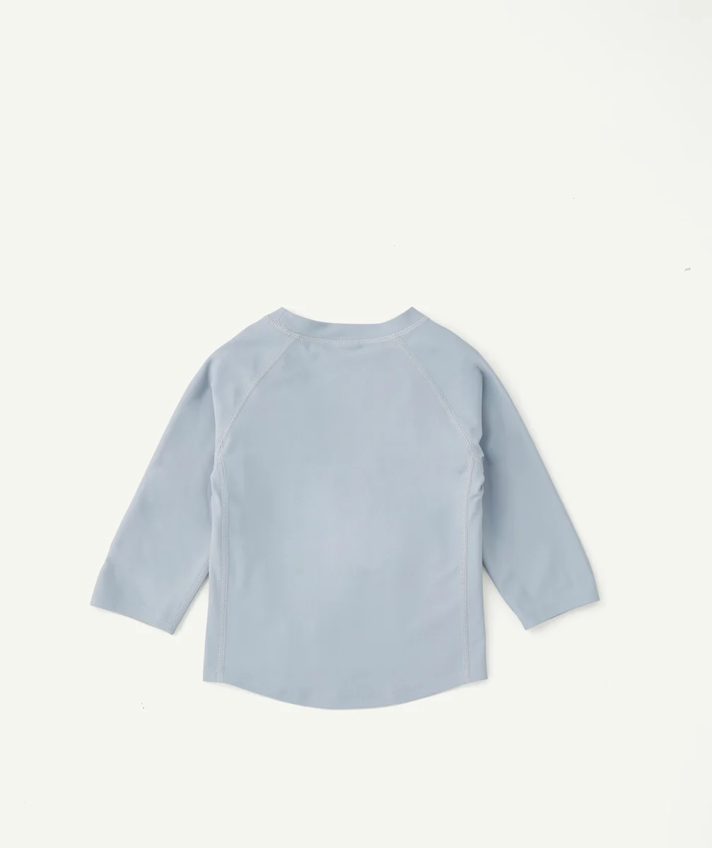 LASSIGT-SHIRT ANTI-UV BÉBÉ BLEU IMPRIMÉ ÉCREVISSE