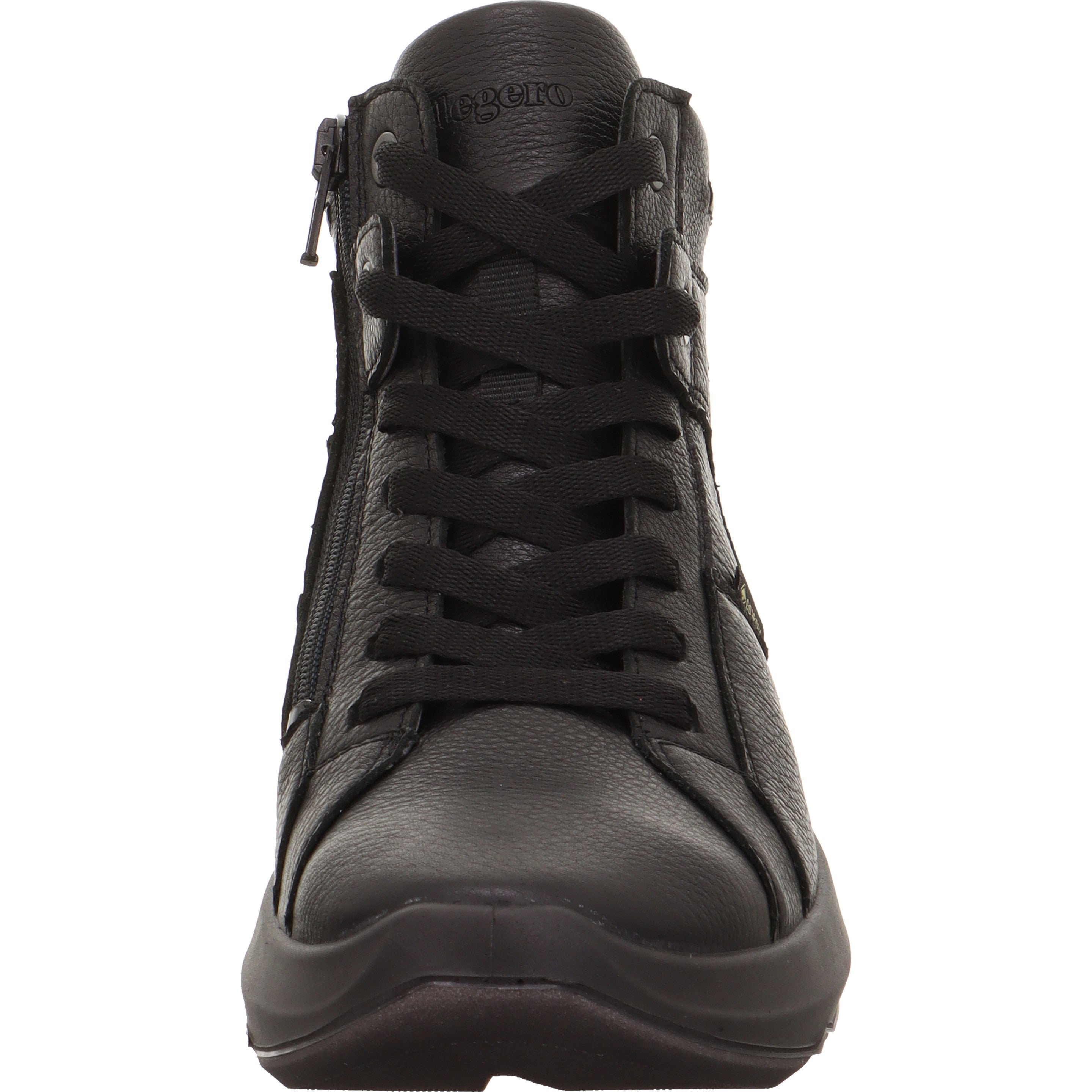 legero BLISS Damen  Sneaker high mit Reißverschluss - Farbe: Schwarz - Größe: 7