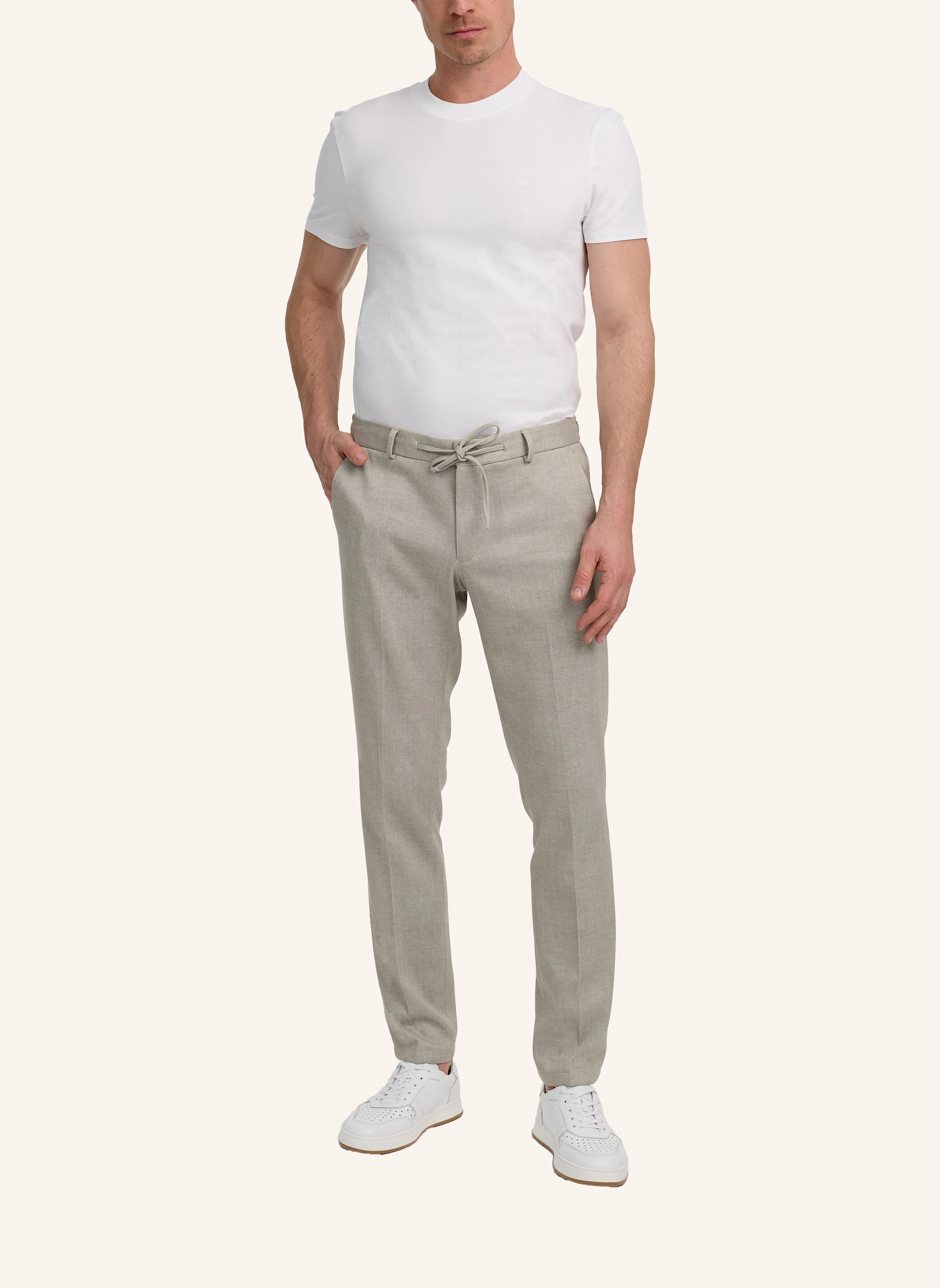 ZUITABLE Anzughose DISPARTAFLEX Slim Fit aus Jersey