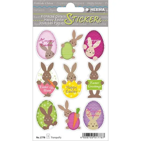 HERMA Ostersticker MAGIC Osterhasen