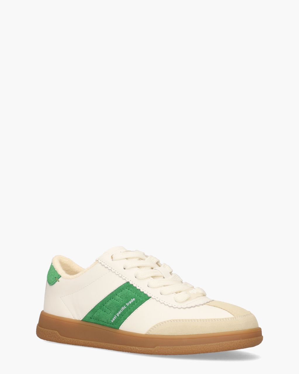 East Pacific Trade Santon Off-White/Groen Damessneakers