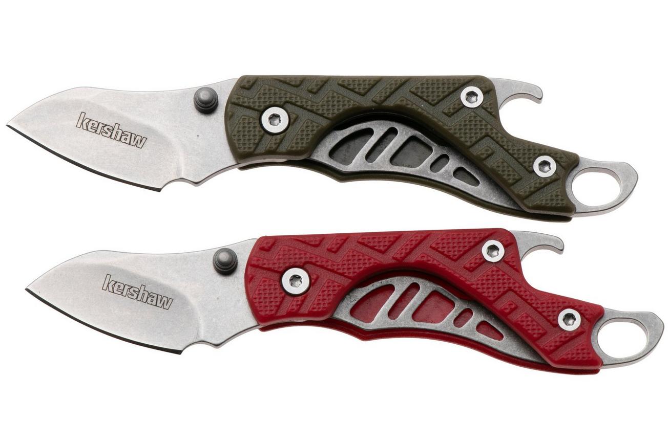 Kershaw Cinder RD & OL 1025ROL, sleutelhangerzakmes, set van twee