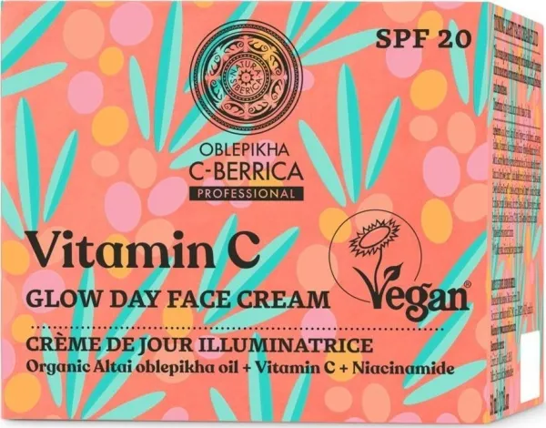 NATURA SIBERICA OBLEPIKHA BERRICA CREMA DE DIA GLOW VITAMIN C 50ML