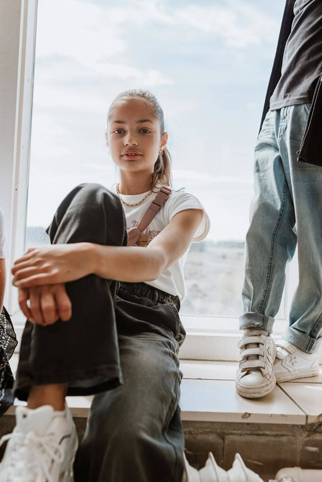 No Way Monday t-shirt met printopdruk off-white