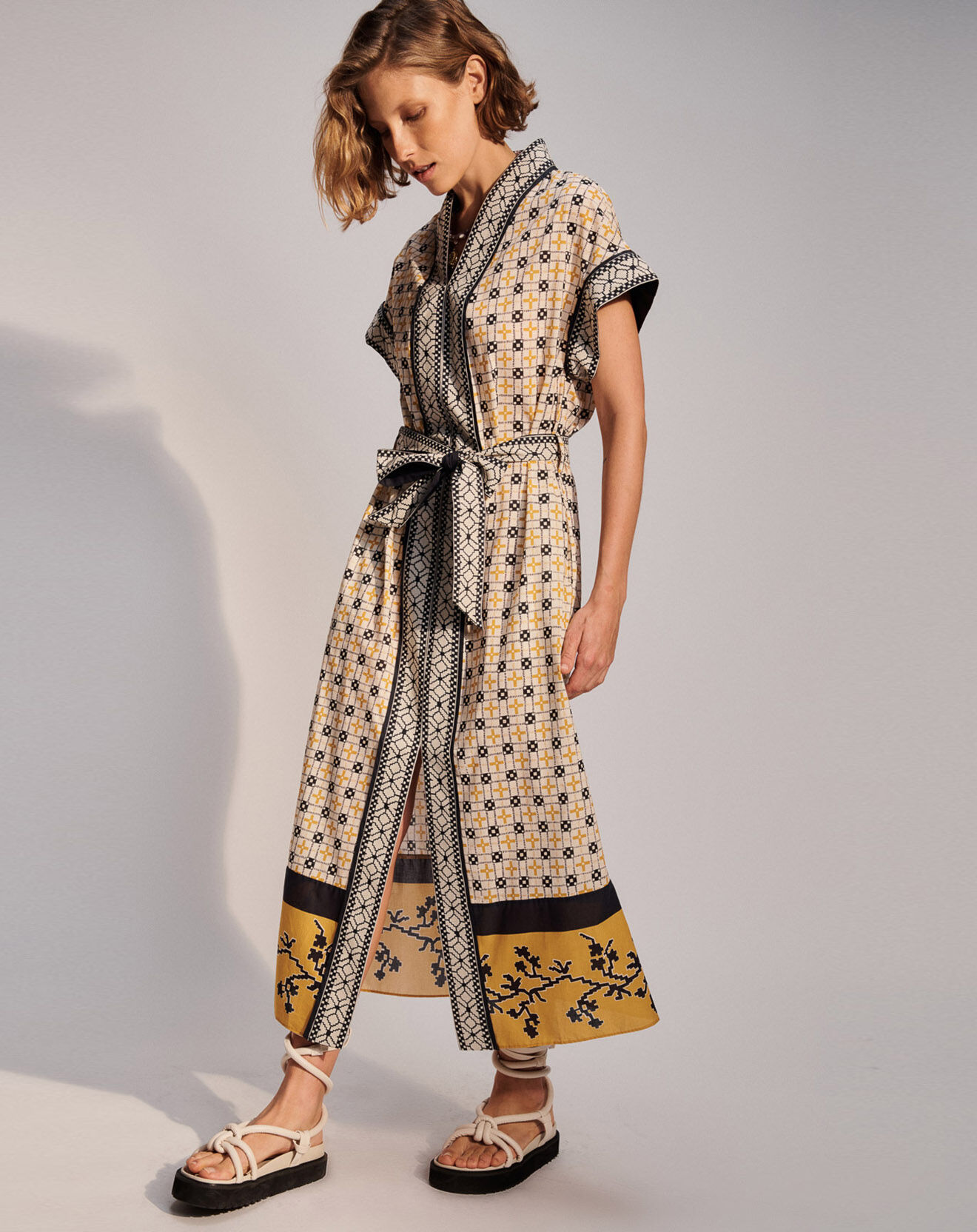 Stella Forest Robe droite Francine jaune