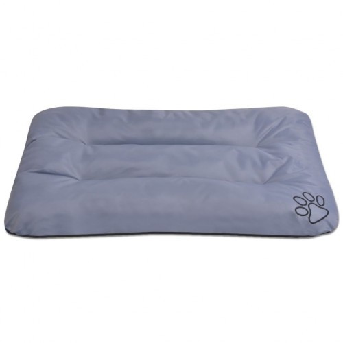 Colchão cinza para animais de estimação