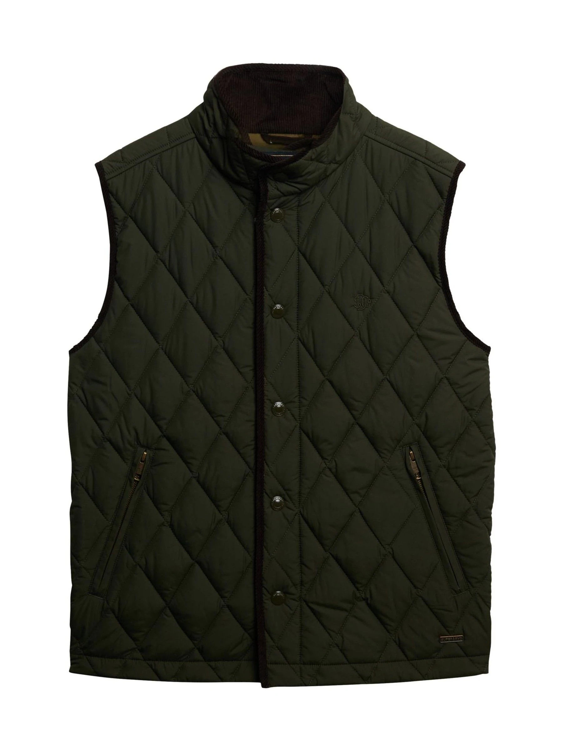 Groen - Superdry Quilted Estate Gilet