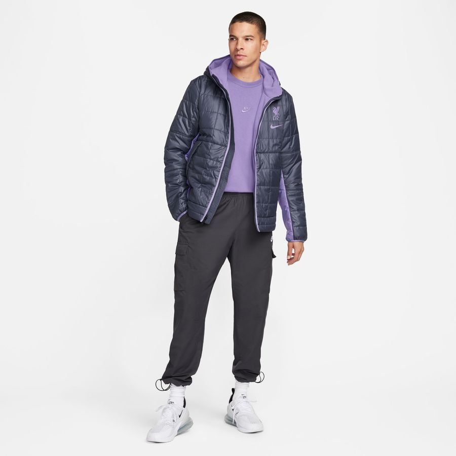 Liverpool Manteau d'Hiver NSW Synthetic Fill Fleece - Gris/Violet