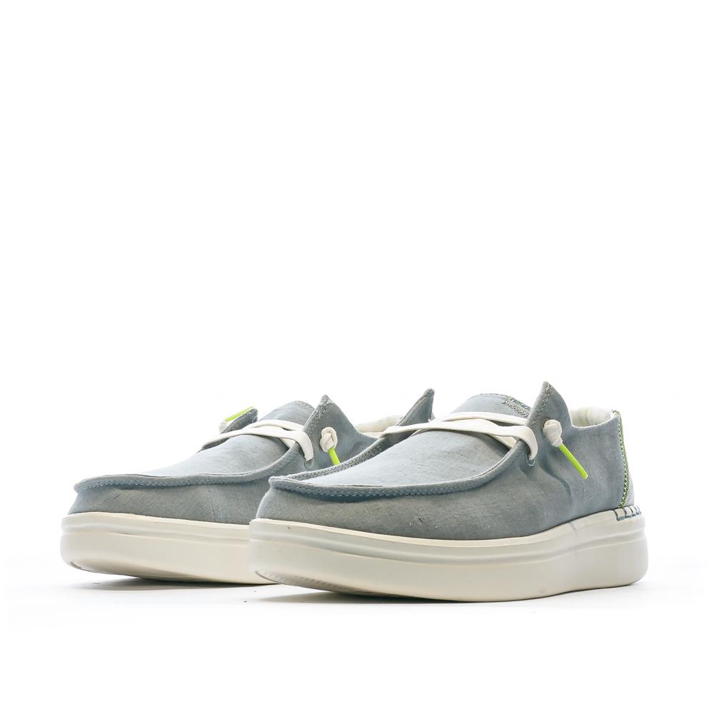 Hey Dude Chaussures Gris/Bleu Femme Hey Dude Wendy Rise