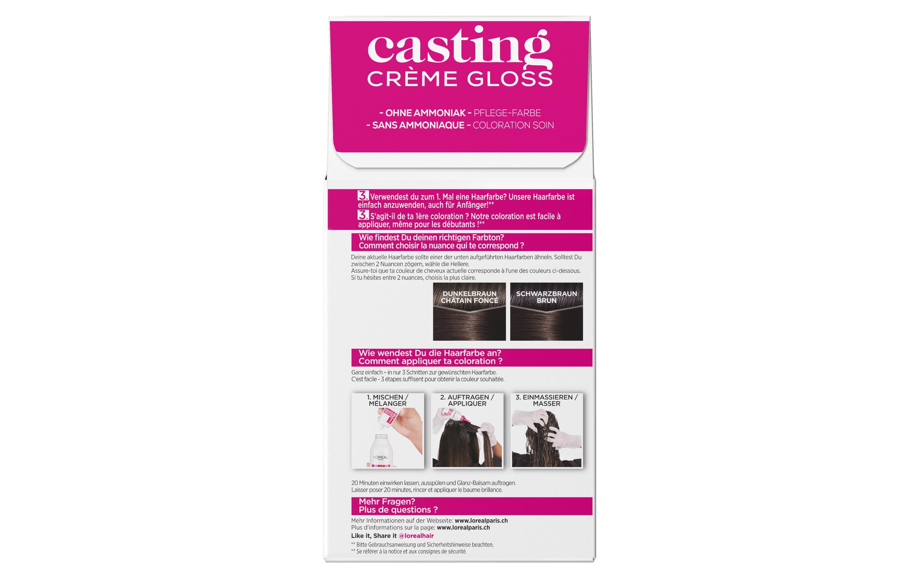 Casting Crème Gloss 300 DunkelbraunSemi-permanente Haarfarbe