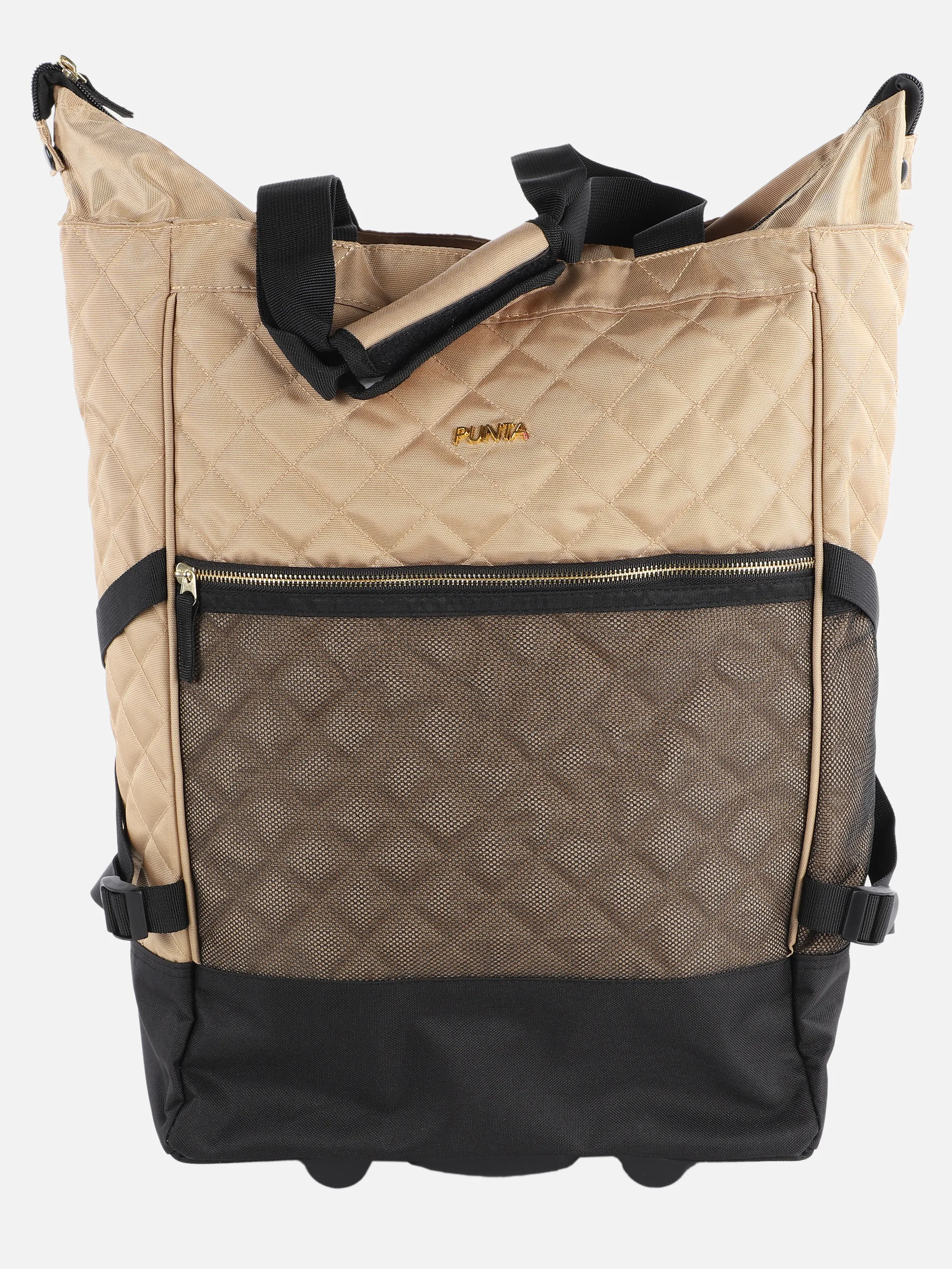 Tasche zum Rollen mit vielen Details