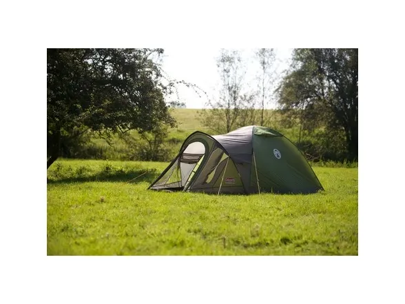 Coleman Darwin 3 , Backpacking, Hård ramme, Kupel/Igloo telt, 3 person(er), 4,9 kg, Grå, Kaki