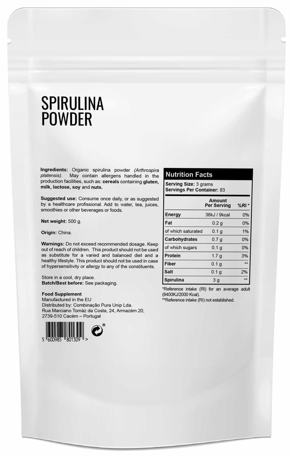 Zumub Spirulina 250g