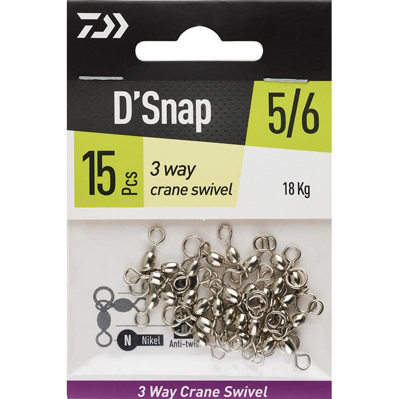 Emerillon Daiwa Baril Potence Argent