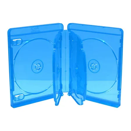 MediaRange 6er BluRay BD Hüllen 22 mm, blau, 10 Stück