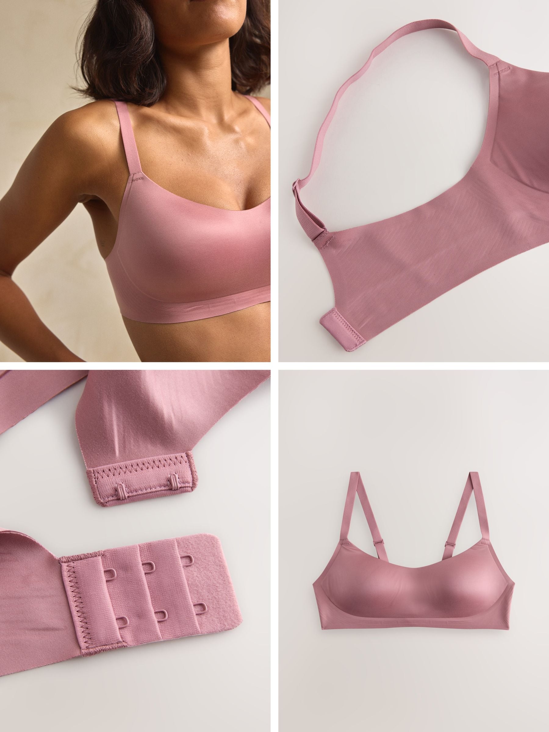 Roze - N.Premium Cloud Zachte Ultiem Comfort Beha Zonder Beugel