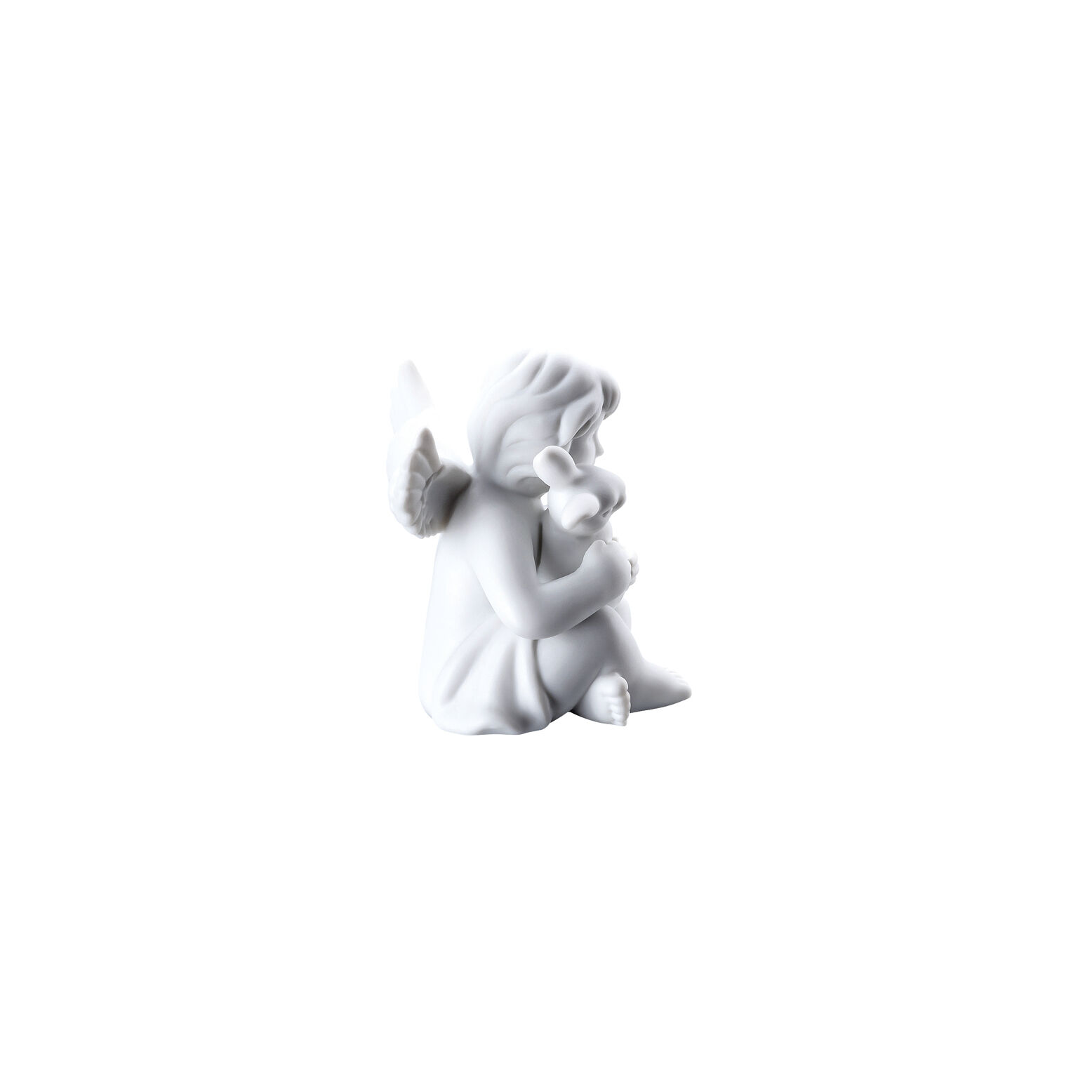 Angels Weiss matt Engel mit Hase