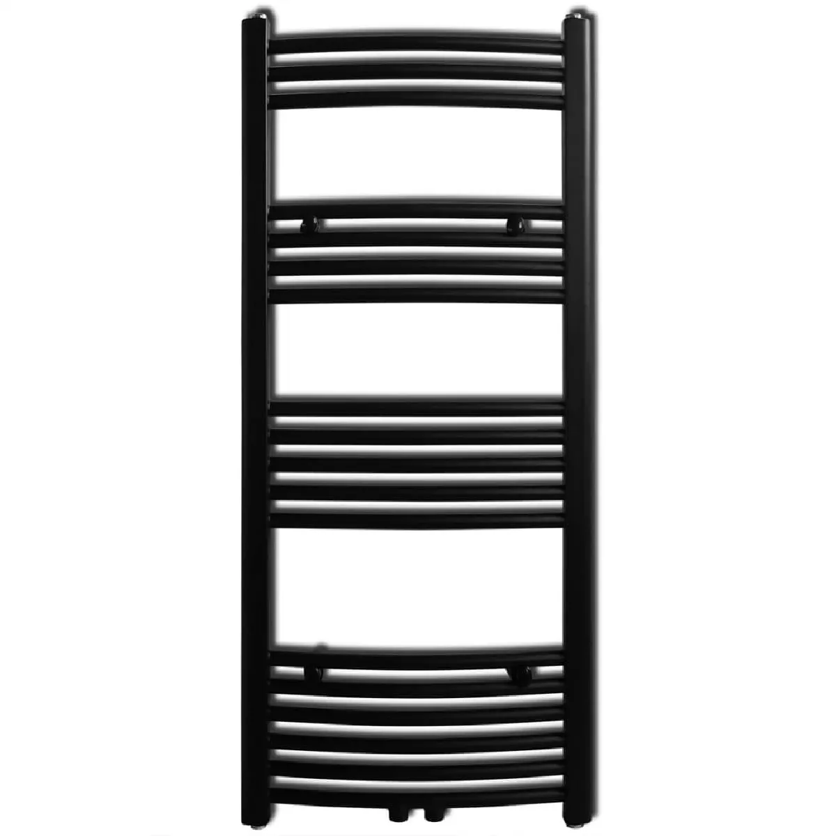 vidaXL 500 x 1160 mm Noir incurvé
