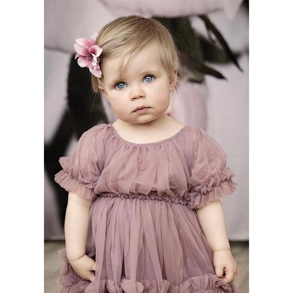 Dolly by Le Petit Frilly Kjole Mauve - Dolly by Le Petit Tom