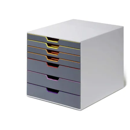 Durable 760727 Ablagebox Varicolor 7, farbiger Verlauf
