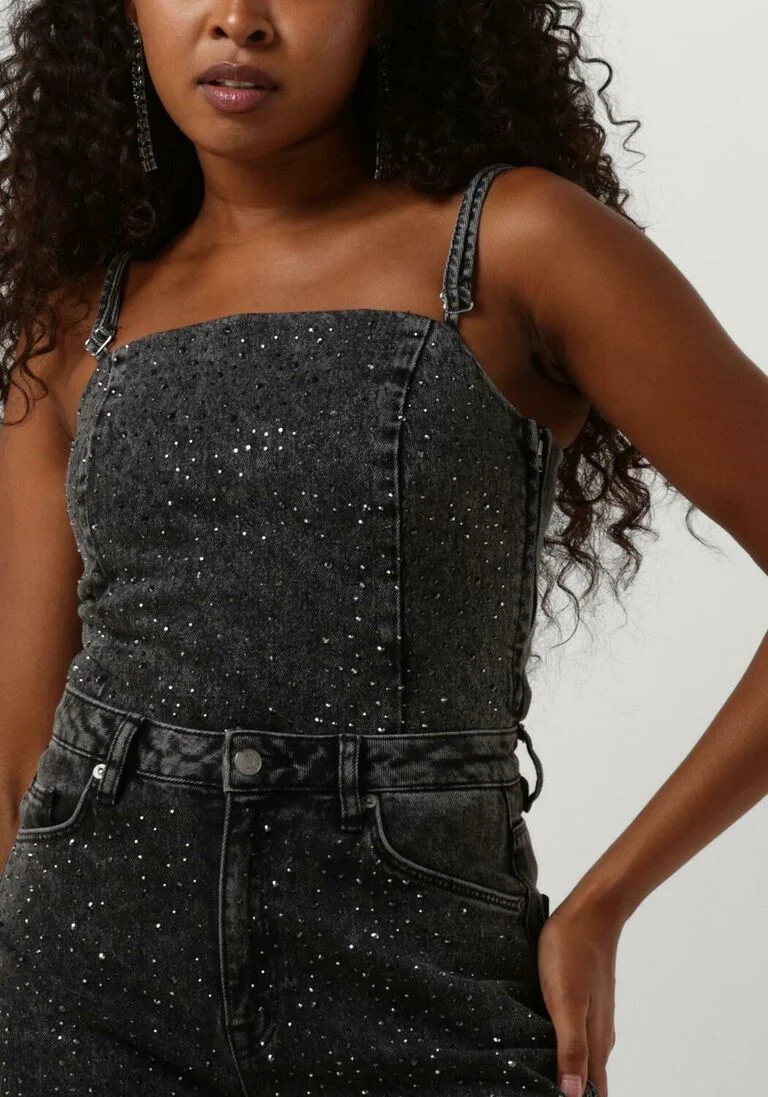 SELECTED FEMME donkergrijze selected femme top slfdoa-dia sl denim top ex