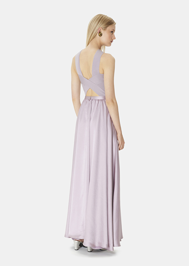 Jupe Joyaviolette en satin fluide