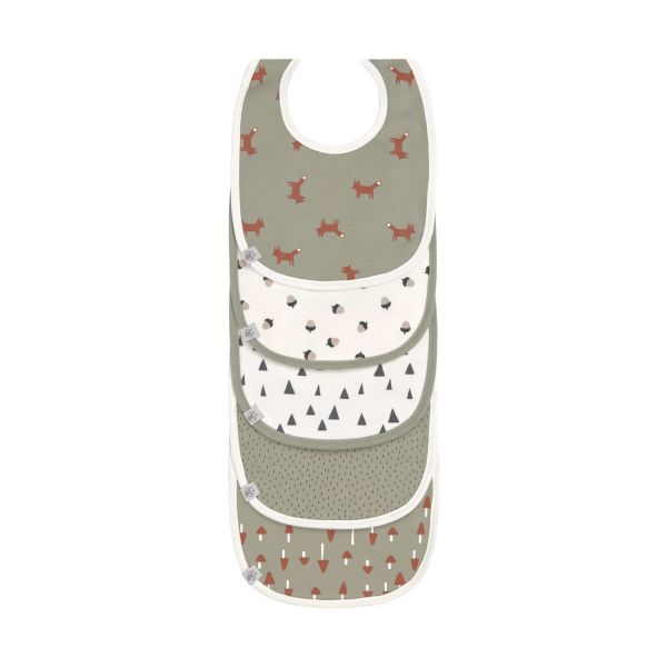 Laessig Little Forest Fox Slabbetjes 5 Stuks