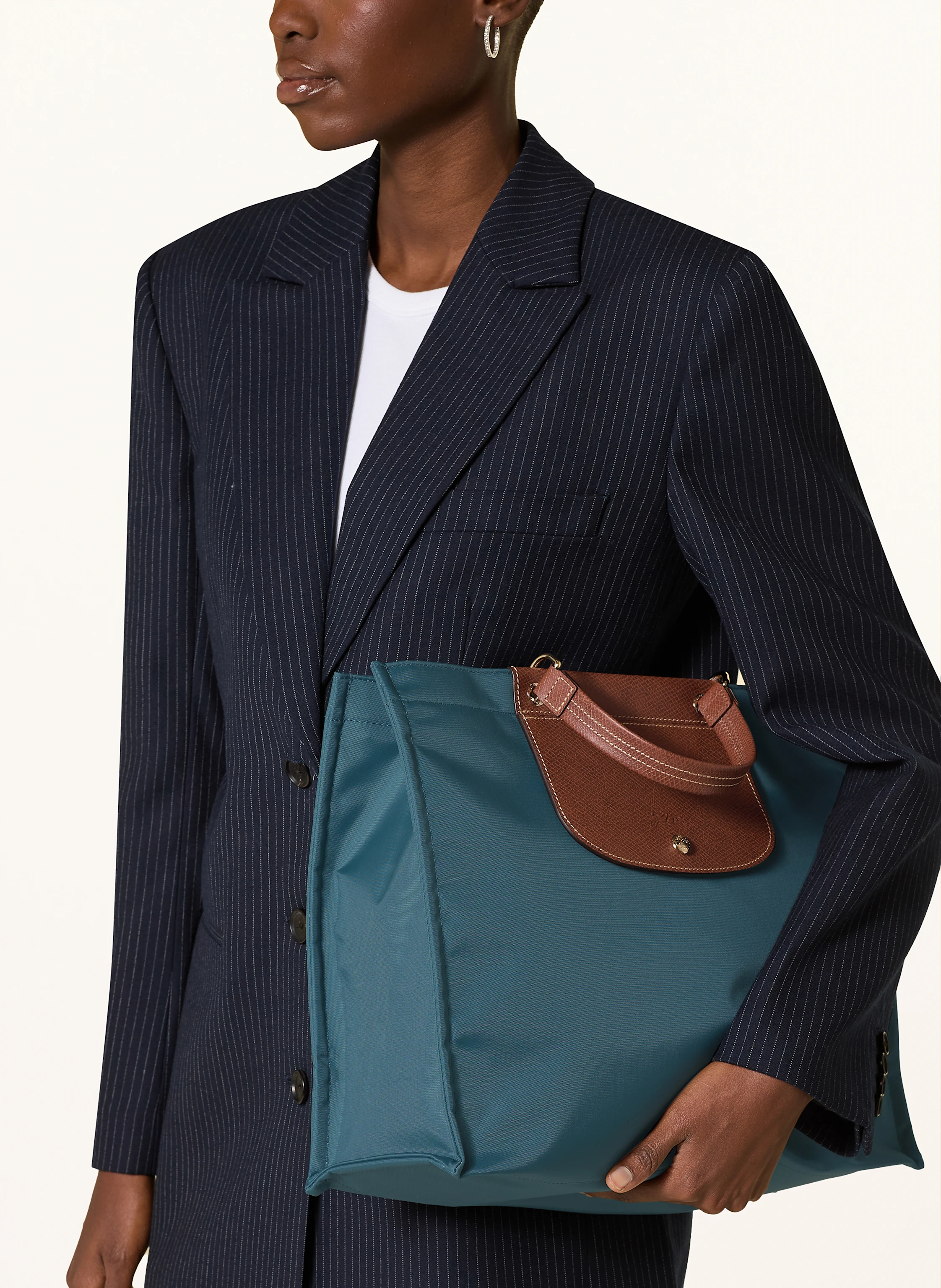 LONGCHAMP Shopper CABAS CANVAS TOTE BAG L