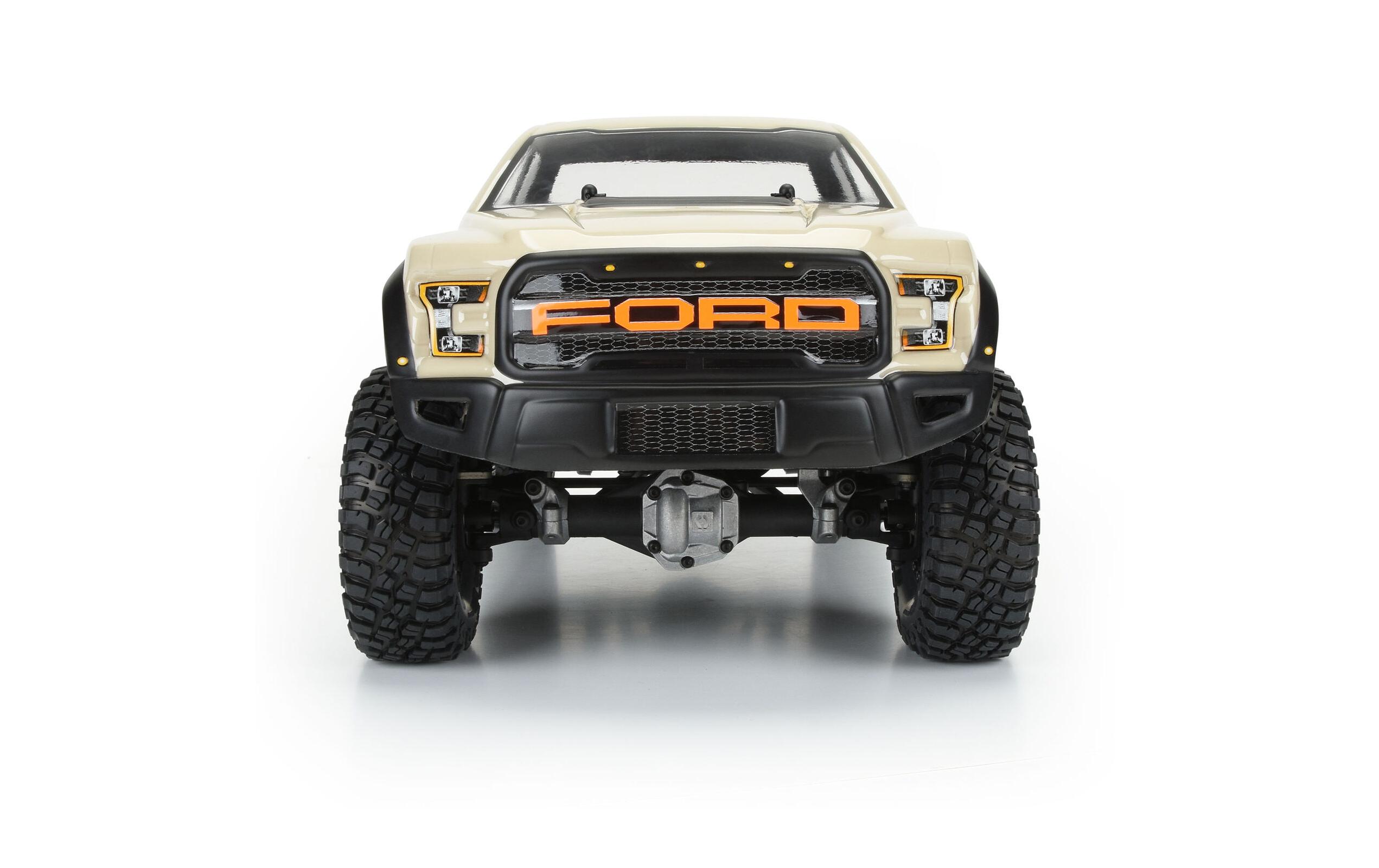 Karosserie Ford F-150 Raptor 2017 unlackiert, 1:10Karosserie für Crawler mit 313 mm Radstand
