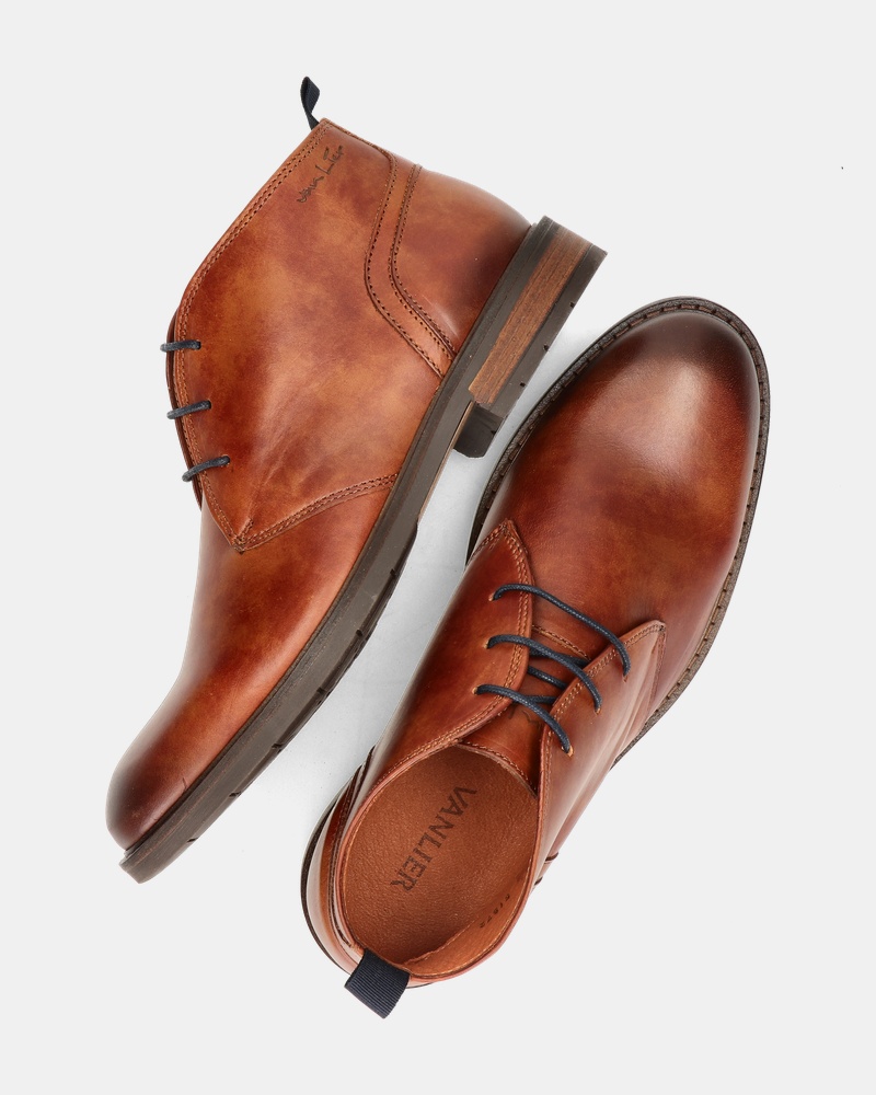 Van Lier Boston Hoge nette schoenen  - cognac
