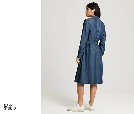 NAH/STUDIO Midi-Kleid | Eco-Lyocell