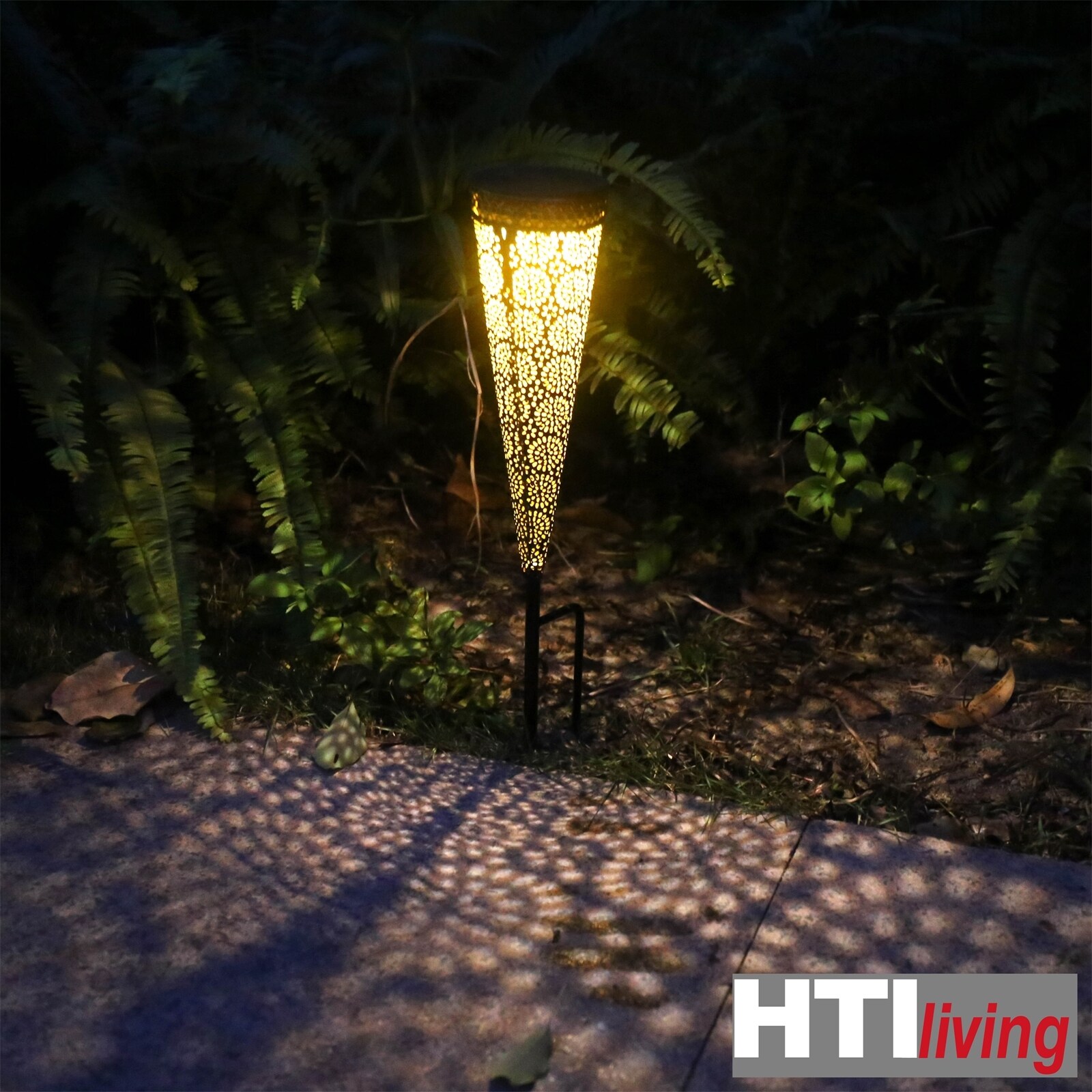HTI-Living Solarlaterne Petal Luna