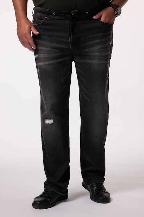 Men+ Schlupfjeans, Bauchfit, Straight Fit, 5-Pocket, bis 36/72