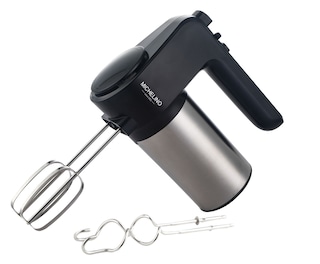 MICHELINO Handmixer schwarz/ silberfabig