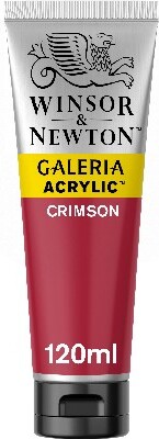 Winsor & Newton Akrylmaling - Galeria - Mørkerød 120 ML