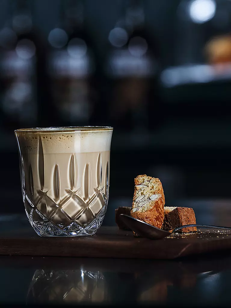 NACHTMANN Cappuccino Flat White Glas 2er Set NOBLESSE Barista 234ml transparent