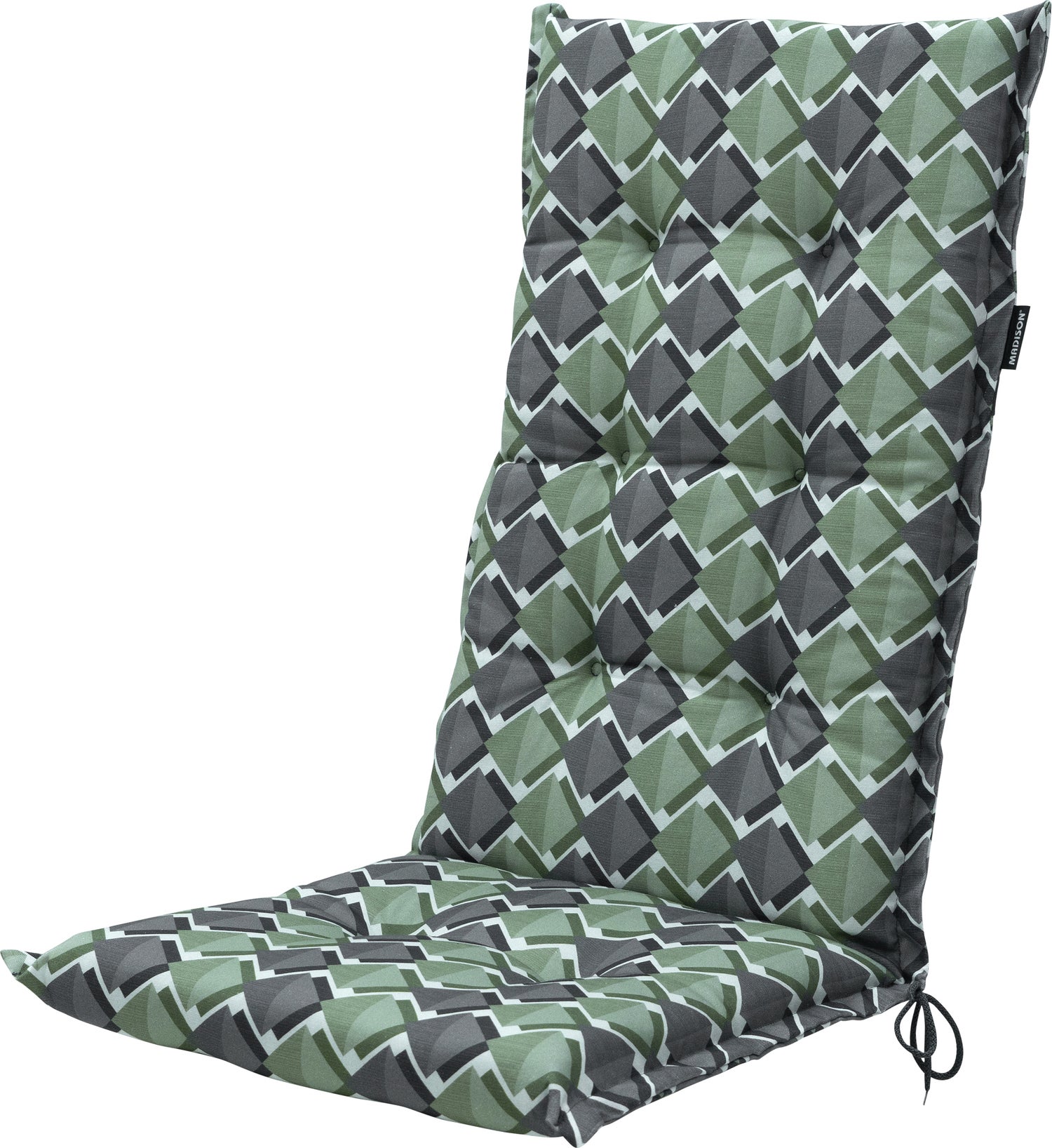 Madison tuinkussen hoge rug Siem groen 123 x 50 x 8 cm