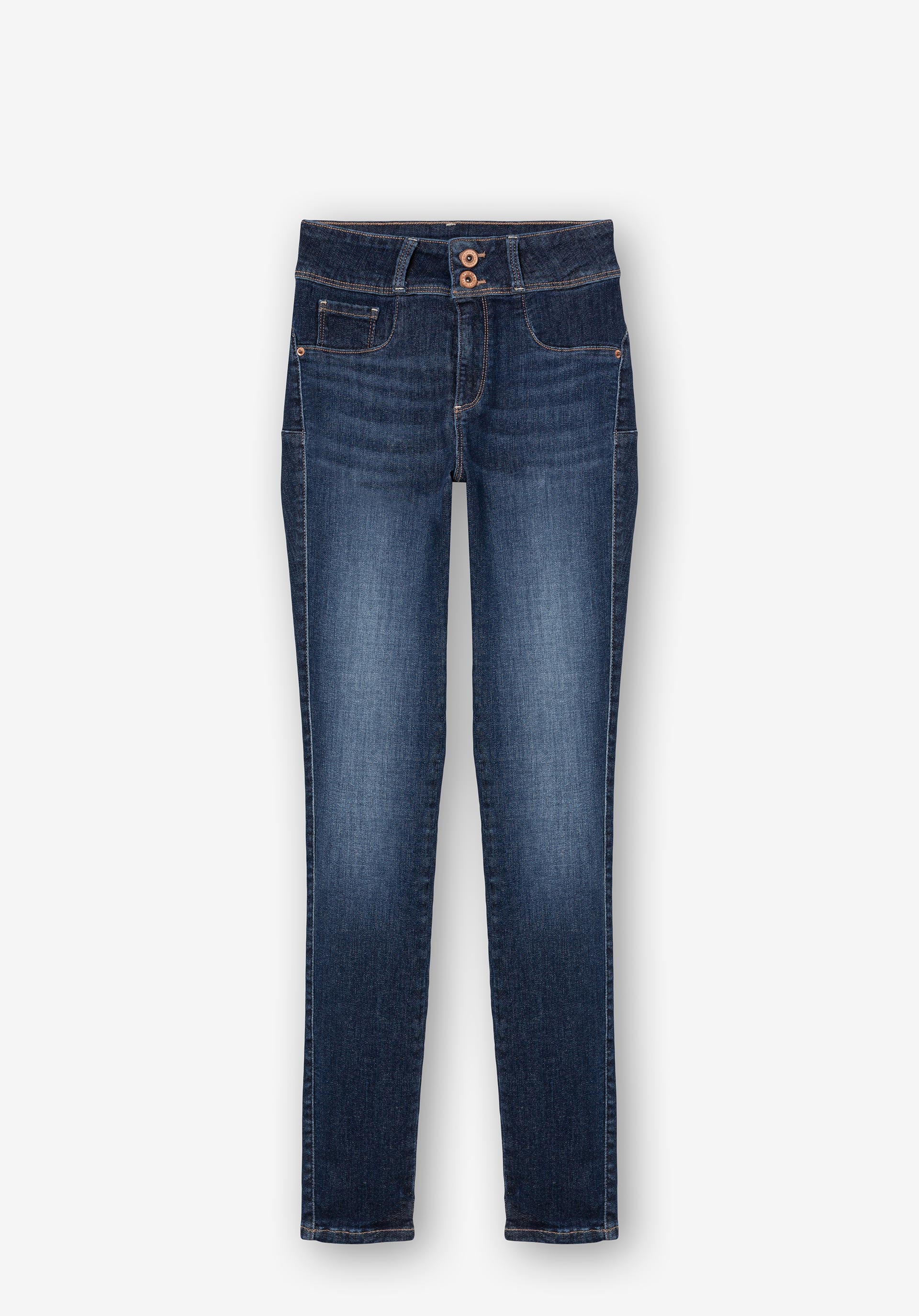 Jeans One Size Skinny Silhouette Cintura Alta