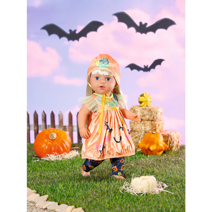 Zapf Creation BABY born® Puppen Halloween Kürbiskleid 43cm
