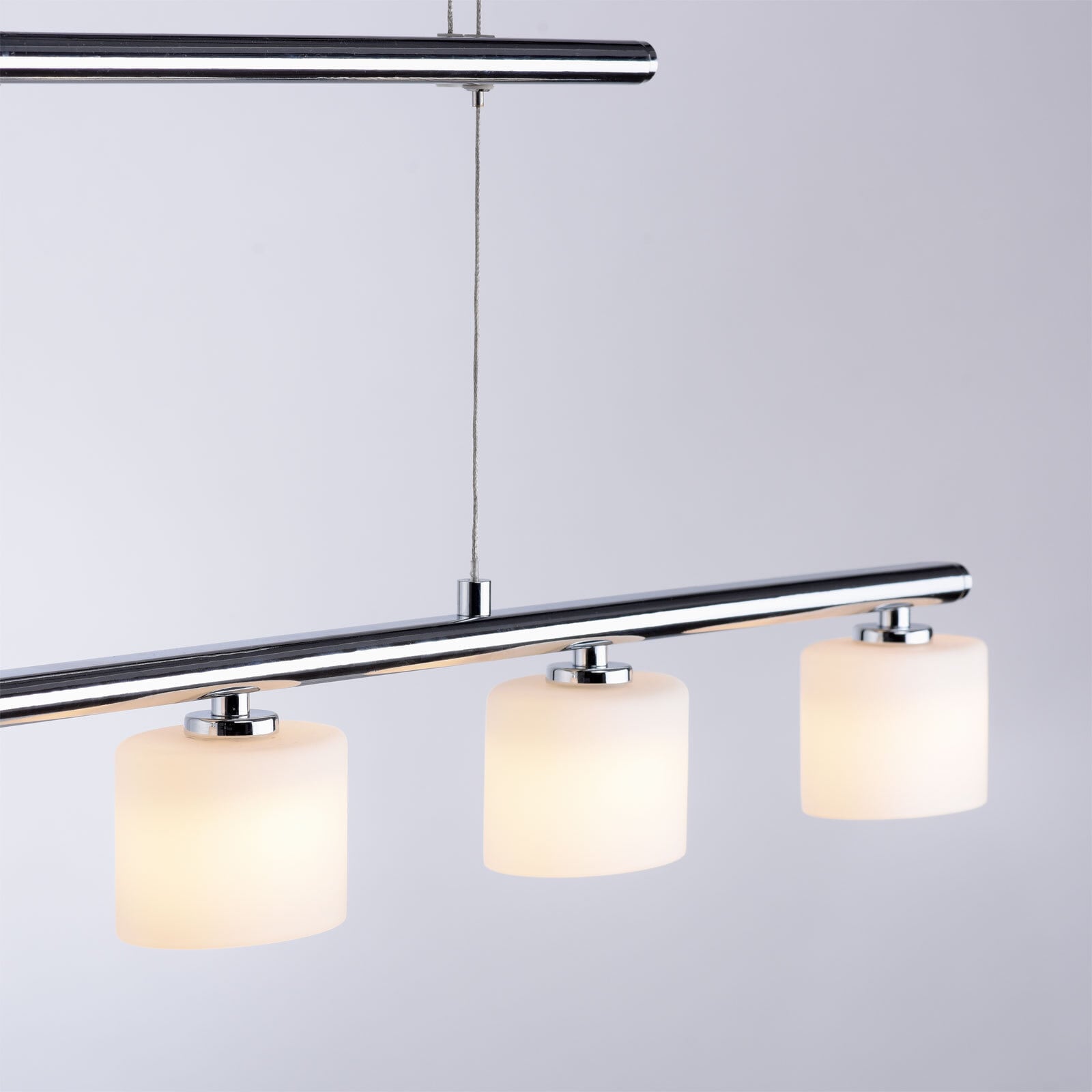 Paul Neuhaus LED Pendelleuchte HYDRA 5-flg stahlfarbig